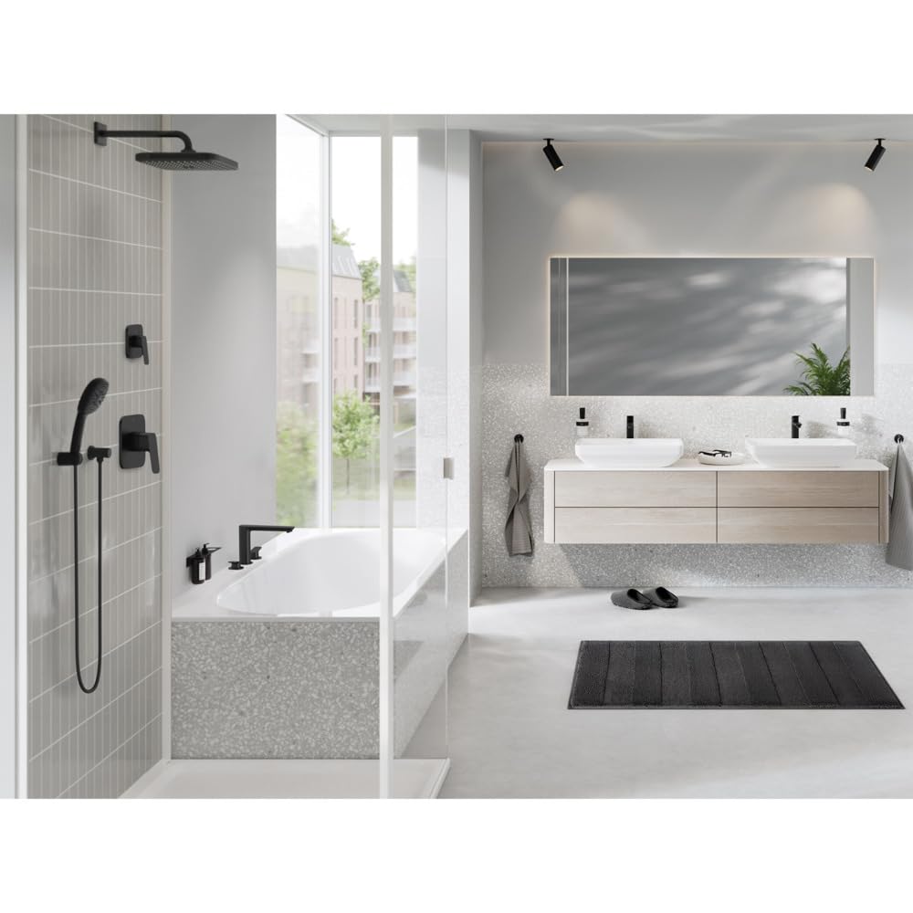 Grohe 1019292430 Cubeo 2-Way Diverter Trim, Matte Black - Image 8