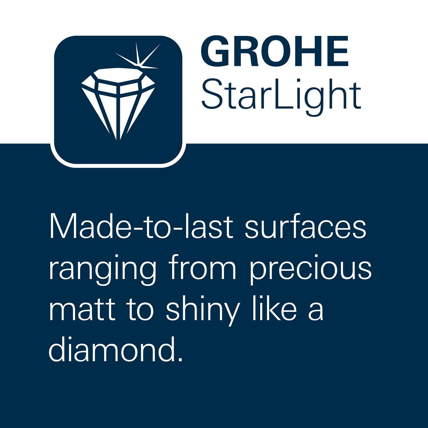 GROHE 26409000 26409 Tempesta 210 Showerhead, StarLight Chrome - Image 3