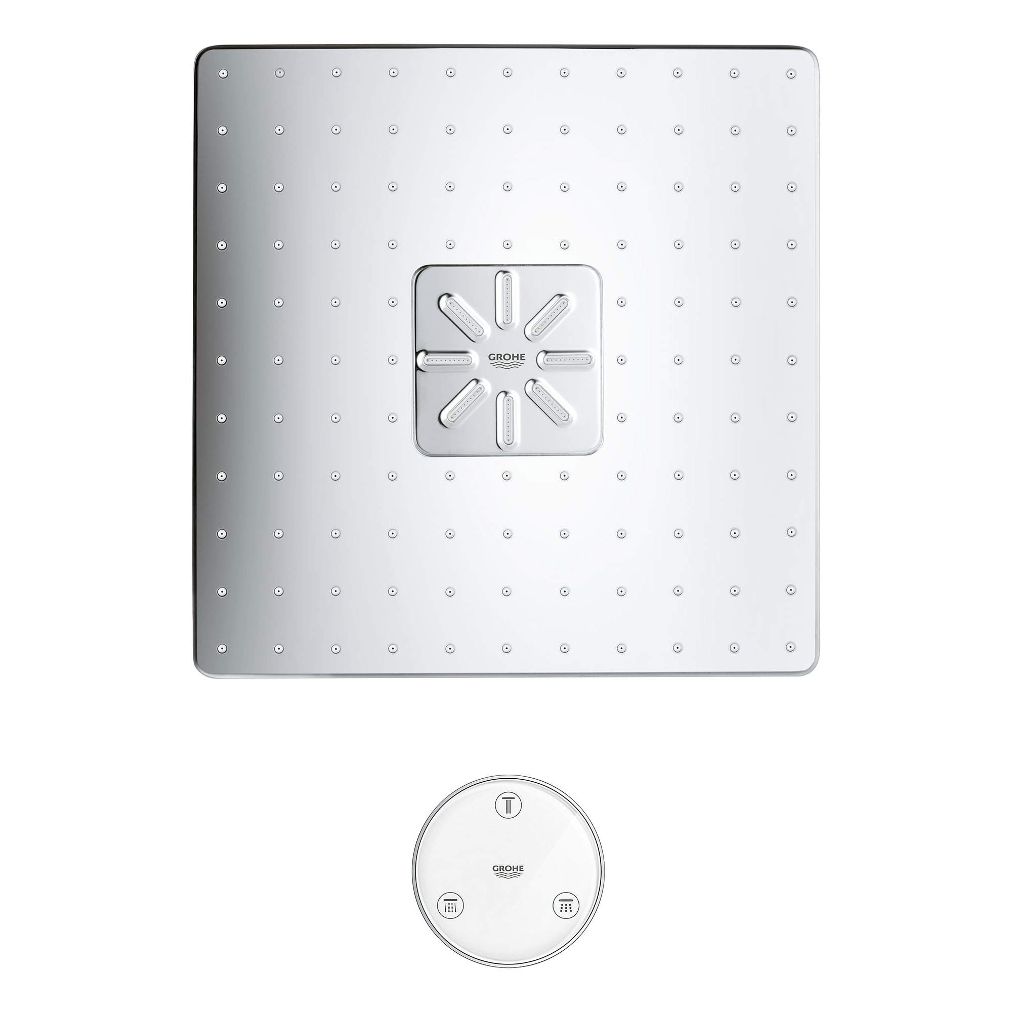 GROHE 26645000 Rainshower SmartConnect Showerhead with 2 Spray and Remote Control, Starlight Chrome - Image 4